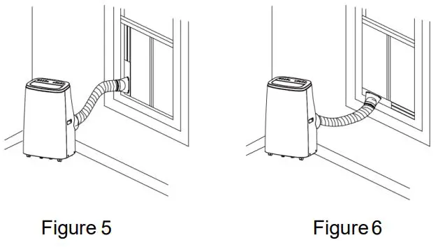 HANTECH A020BA Series Local Air Conditioner Instruction Manual - Figure 5,6