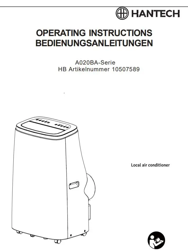 HANTECH A020BA Series Local Air Conditioner Instruction Manual