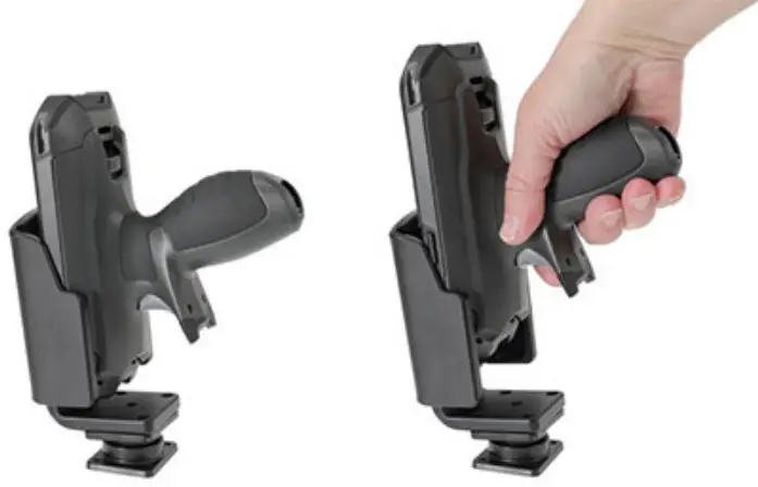 ProClip 216134 Zebra TC5x Cradle for Trigger Handle - Mounted to the bottom