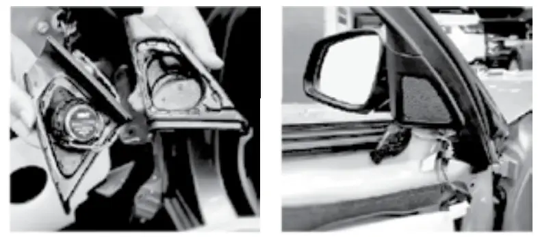 BLAUPUNKT BMW PLUG AND PLAY SPEAKER - triangle housing