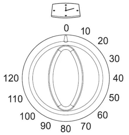 mistral MO608B 60cm Built in Electric Oven - Minute Timer