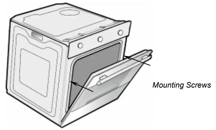 mistral MO608B 60cm Built in Electric Oven - Mounting Screws1
