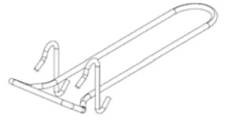 mistral MO608B 60cm Built in Electric Oven - Tray handle
