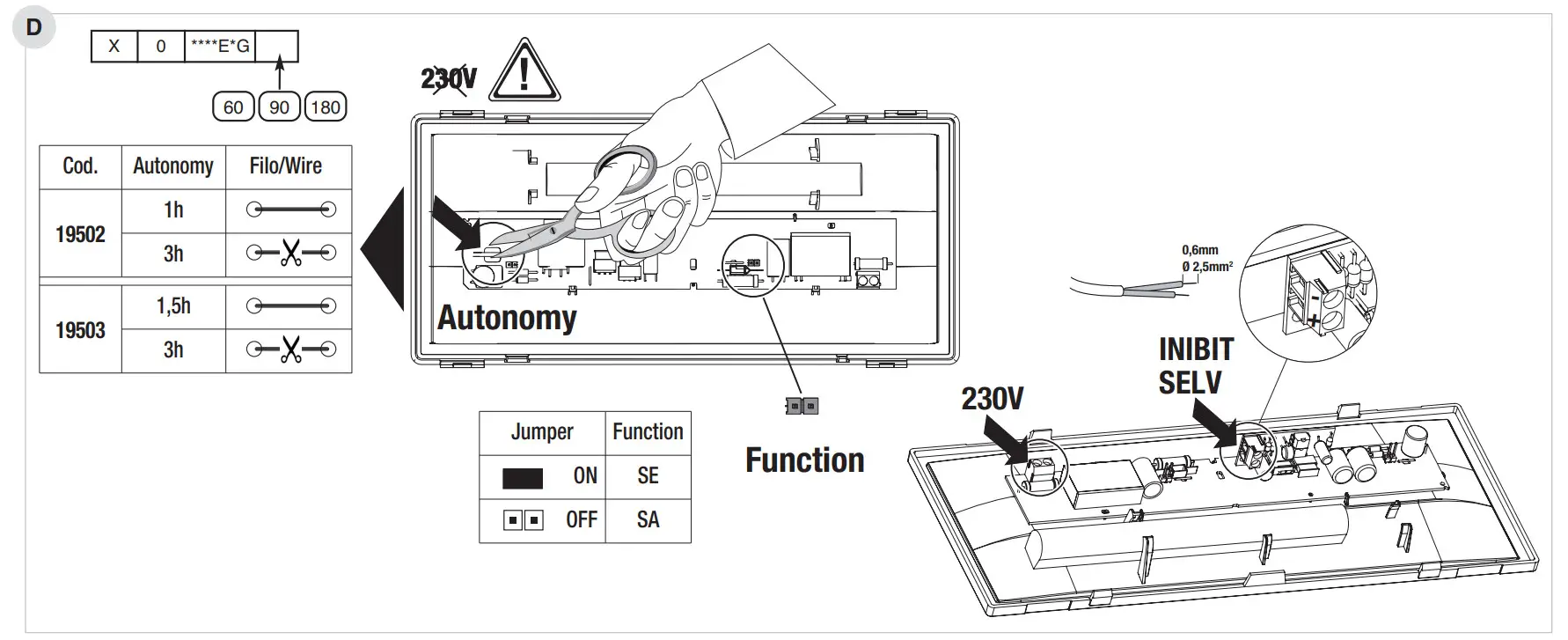 Beghelli 334900784 Ceiling Emergency Light - Figure 3