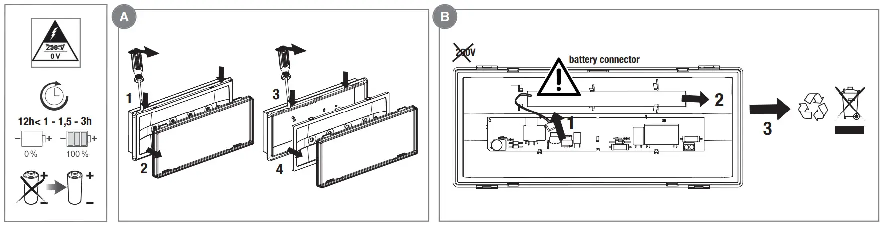 Beghelli 334900784 Ceiling Emergency Light - Figure 5
