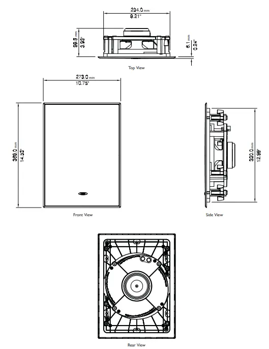 KEF-CI200QL-Architectural-Loudspeaker-fig-8