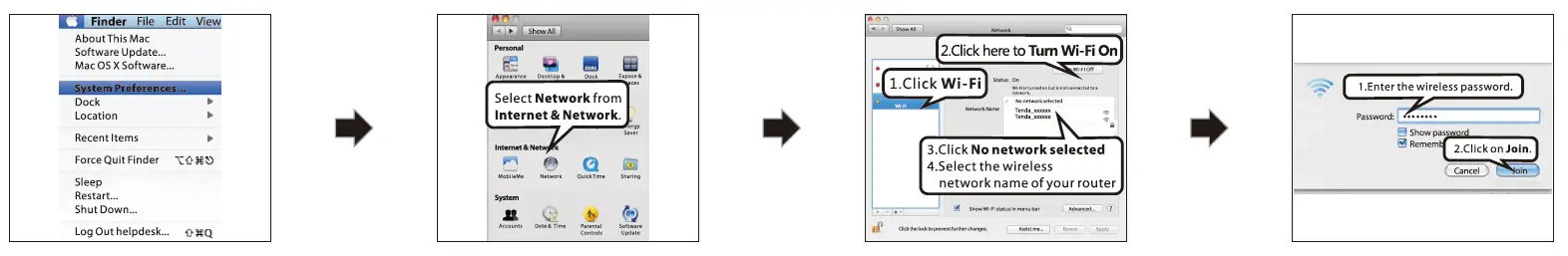 Tenda D301 Router wireless Modem Router 8