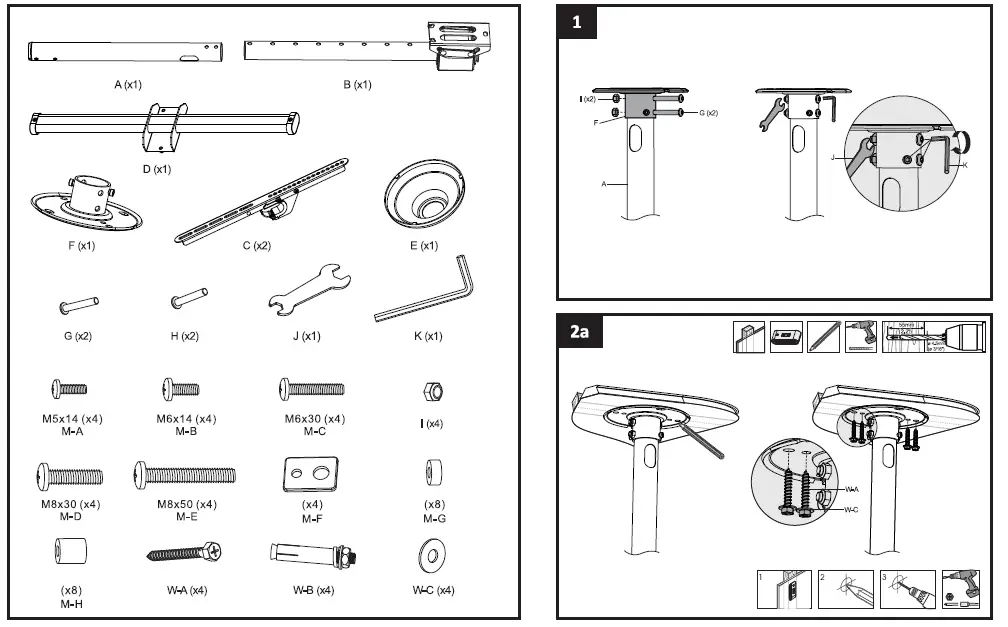 KIMEX-014-4002-TV-Ceiling-Mount-Instruction-Manual-01