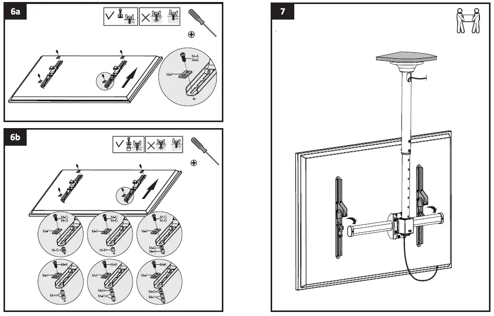 KIMEX-014-4002-TV-Ceiling-Mount-Instruction-Manual-03