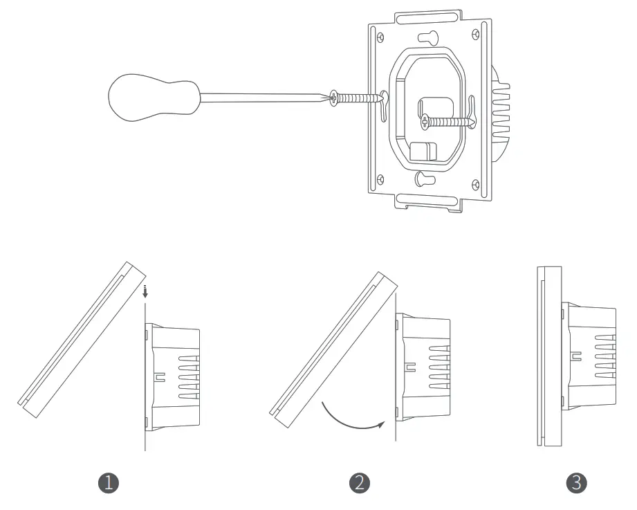 Aqara WS EUK01 Wireless wall mounted switch White Apple HomeKit - switch