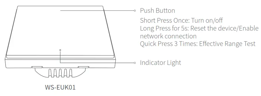 Aqara WS EUK01 Wireless wall mounted switch White Apple HomeKit