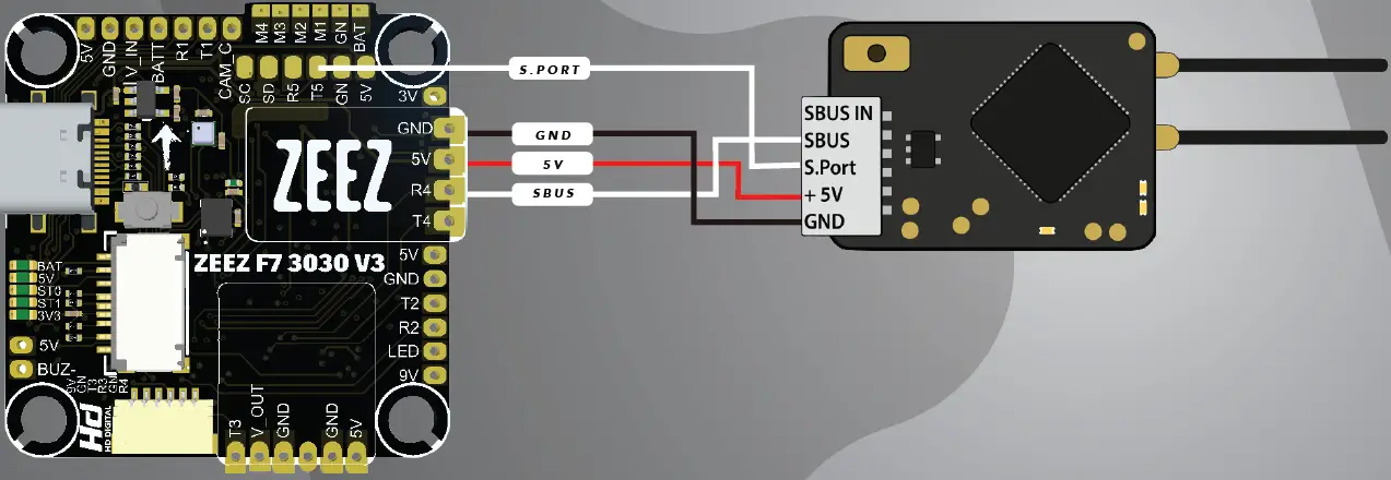 ZEEZ 3030 F7 Flight Controller V3 08