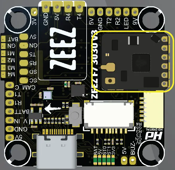 ZEEZ 3030 F7 Flight Controller V3 13