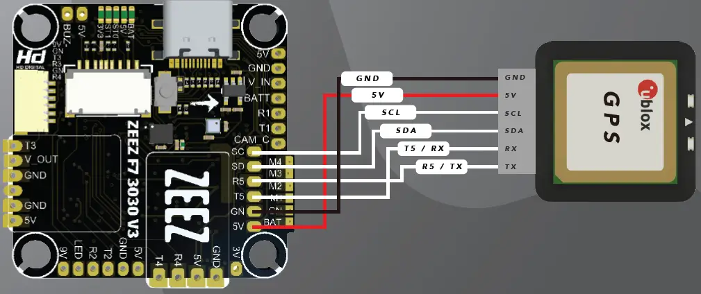 ZEEZ 3030 F7 Flight Controller V3 17