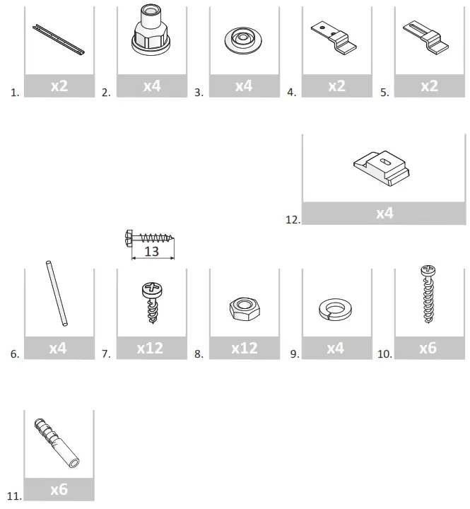 cersanit Kaliope Bathtub Asymmetric Right - fig1