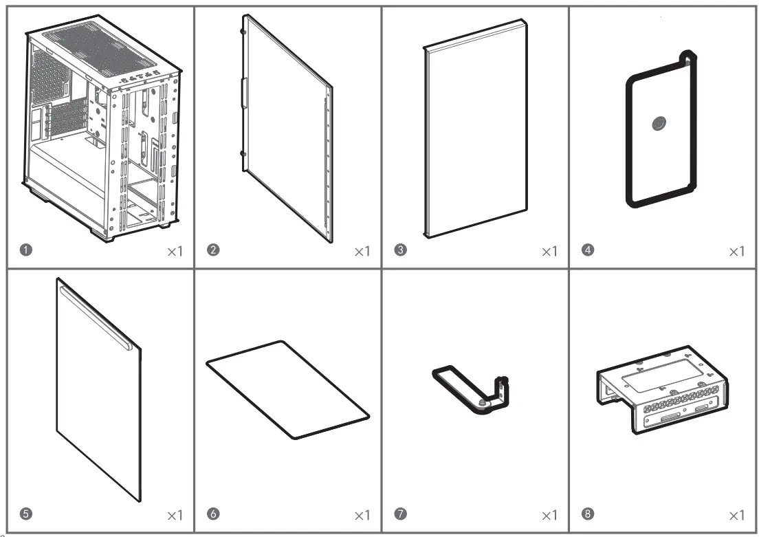DEEPCOOL Macube 110 Tempered Glass Mini Tower Micro ATX Case - fig 2