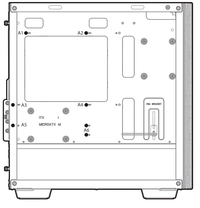 DEEPCOOL Macube 110 Tempered Glass Mini Tower Micro ATX Case - fig 3
