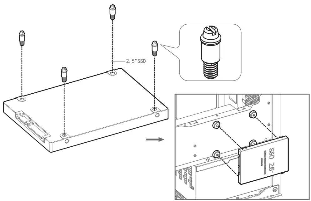 DEEPCOOL Macube 110 Tempered Glass Mini Tower Micro ATX Case - fig 9