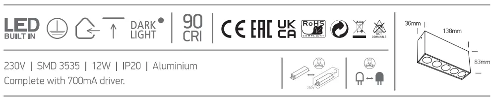 one-LIGHT-12112H-Ceiling-Fixed-Spot-Cylinder-1