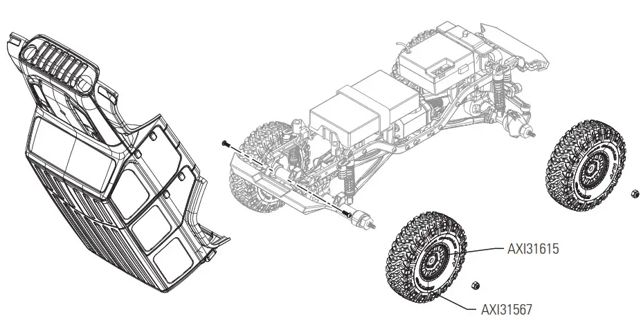 HORIZON Jeep Wrangler JL - AXI200000 1