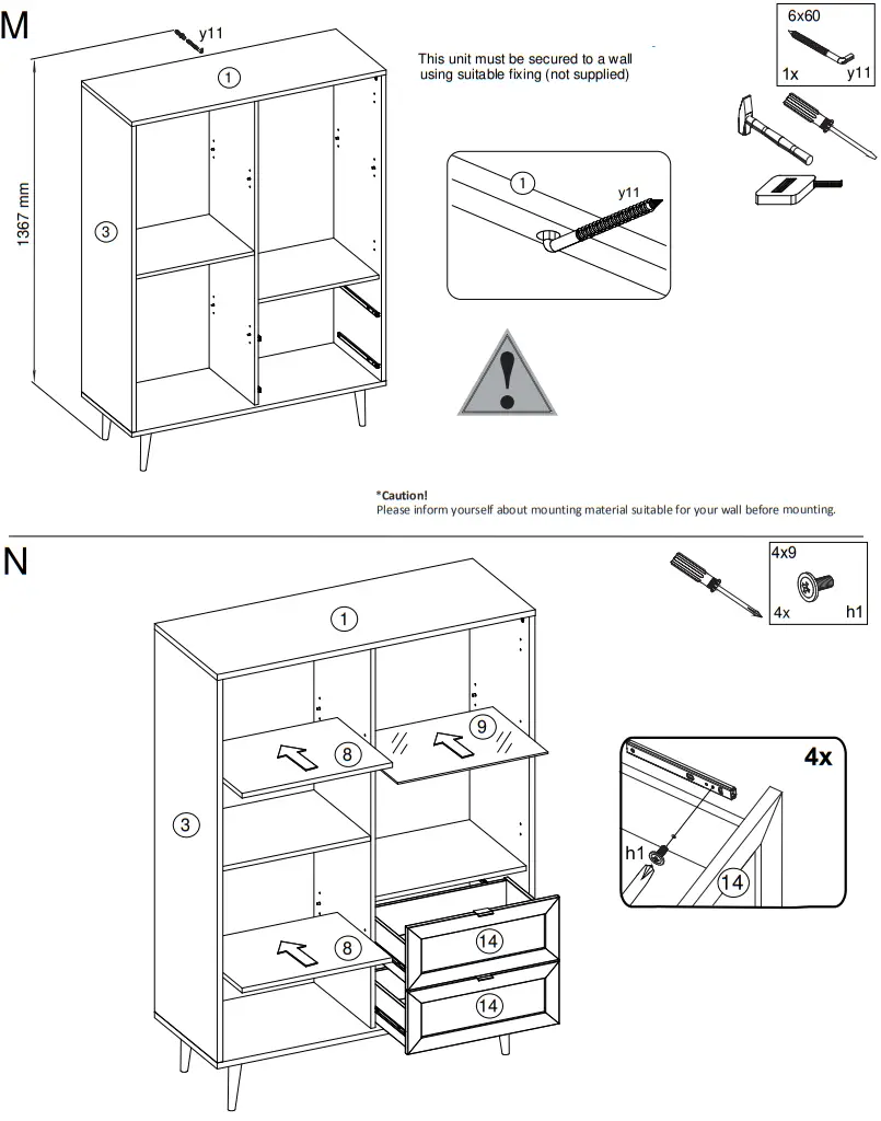 Finori VNA53A Buffet Cabinet - Fig 10