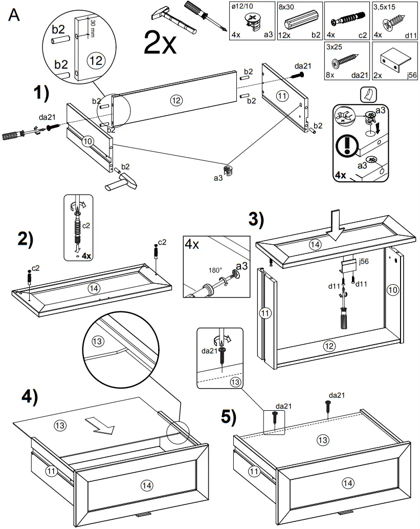 Finori VNA53A Buffet Cabinet - Fig 3
