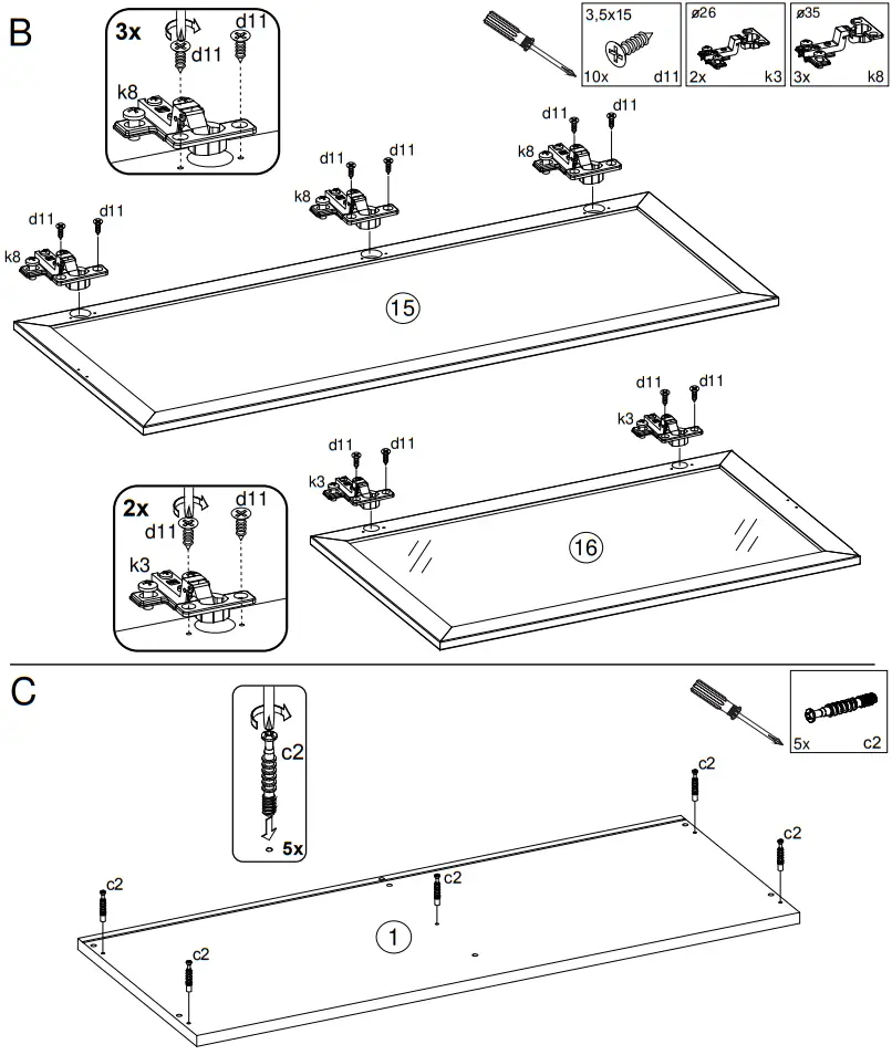 Finori VNA53A Buffet Cabinet - Fig 4