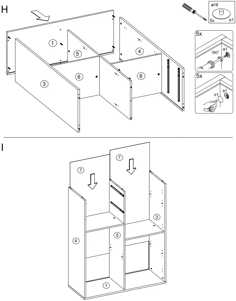 Finori VNA53A Buffet Cabinet - Fig 7