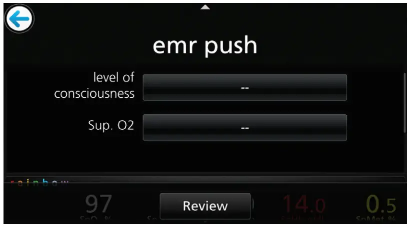 MASiMO Pulse CO-Oximeter Rad-97 -drop-down