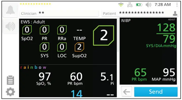 MASiMO Pulse CO-Oximeter Rad-97 -reflected