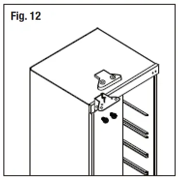 AKAI AK 242 UF 242L Upright Freezer left hole