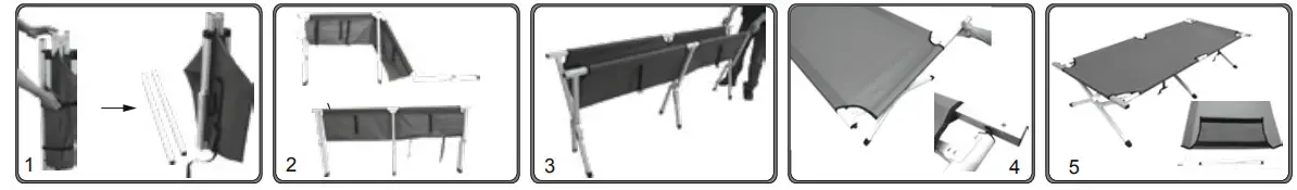 Bestway 68065 Folding Steel Profile Camp Bed - Figure 3