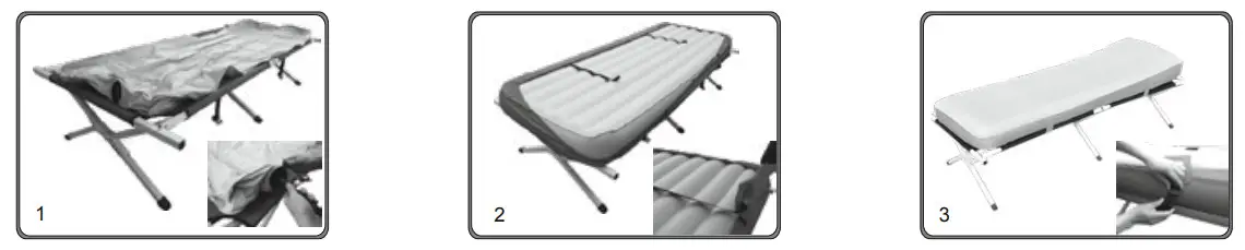 Bestway 68065 Folding Steel Profile Camp Bed - Figure 4