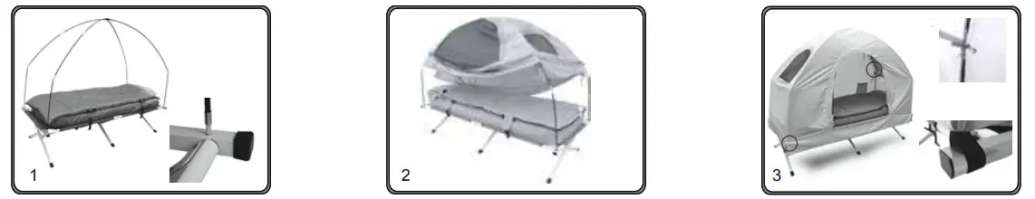 Bestway 68065 Folding Steel Profile Camp Bed - Figure 6