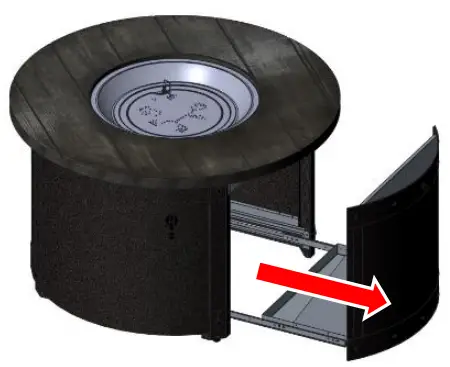 THE OUTDOOR GREATROOM COMPANY ED-20 Edison Fire Pit Table-fig10