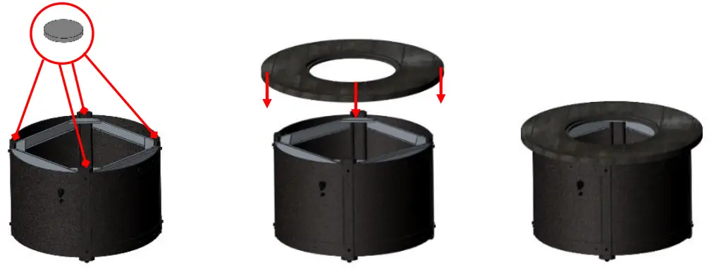 THE OUTDOOR GREATROOM COMPANY ED-20 Edison Fire Pit Table-fig6