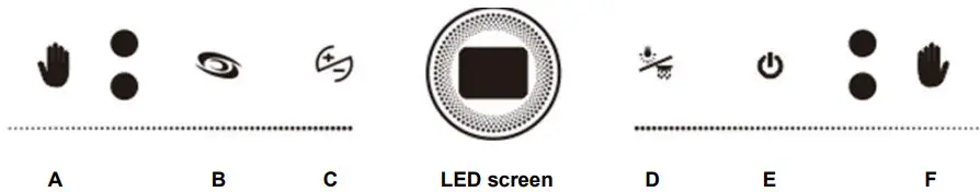 LIVINOX LCH COPPERBLK-90BL Kitchen Hood - Touch Control