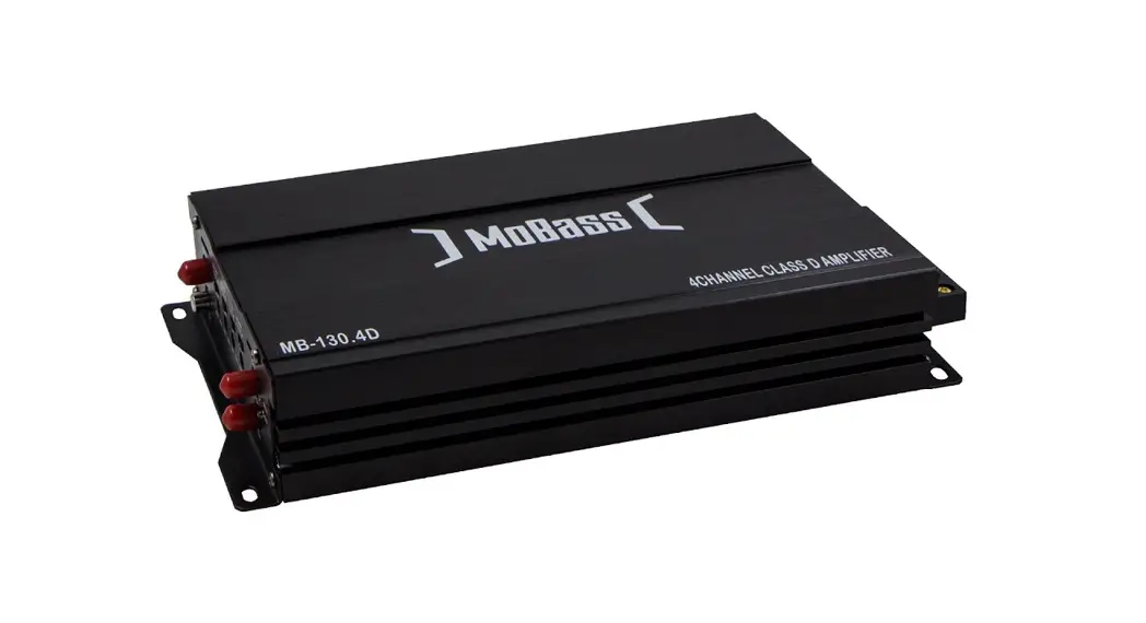 Mobass Mb-130.6d Class D 6ch Full Range Car Amplifier Owner's Manual