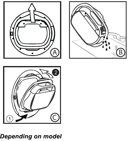 Hoover HLX C10DRGR-80 Condenser Dryer Tumble Dryer 3