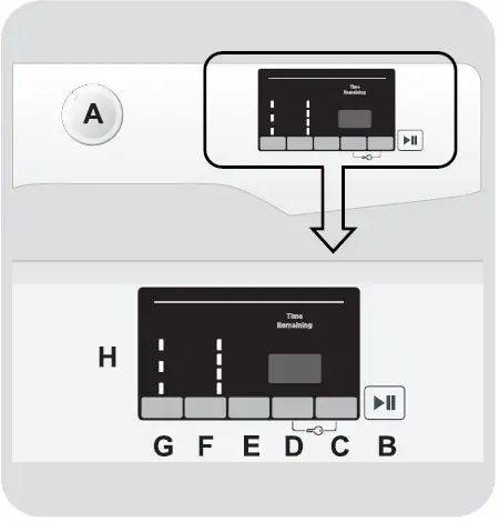 Hoover HLX C10DRGR-80 Condenser Dryer Tumble Dryer 8