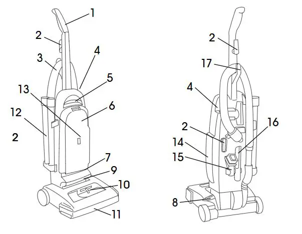ULINE H-3956 Royal Lightweight Vacuum User Guide - Product Overview