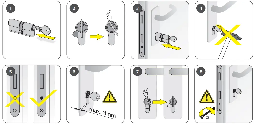 EVVA EVA-DZXXXX Double Cylinders FIG 3