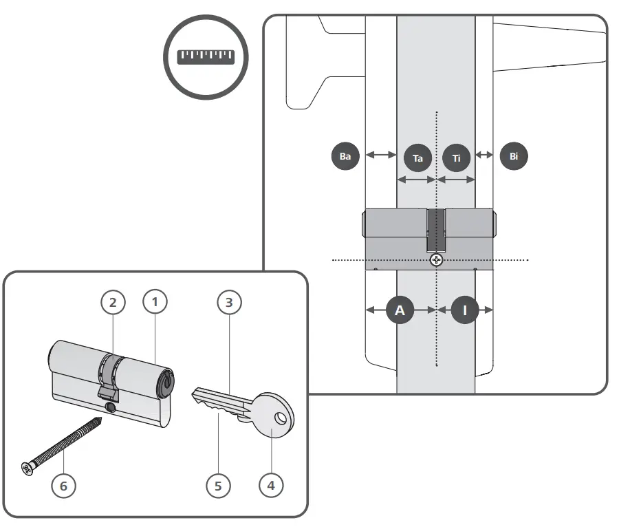 EVVA EVA-DZXXXX Double Cylinders FIG 4