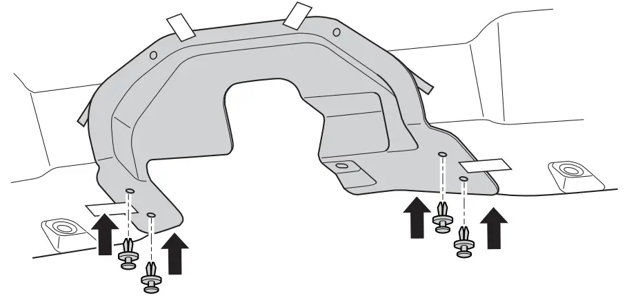 SUBARU L101SAN620 2022 Outback Trailer Hitch Panel - fig 15