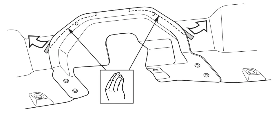 SUBARU L101SAN620 2022 Outback Trailer Hitch Panel - fig 16