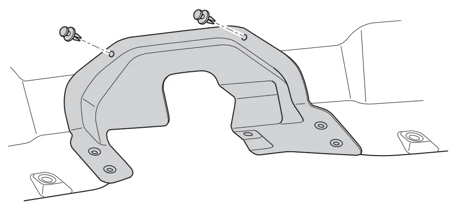SUBARU L101SAN620 2022 Outback Trailer Hitch Panel - fig 19
