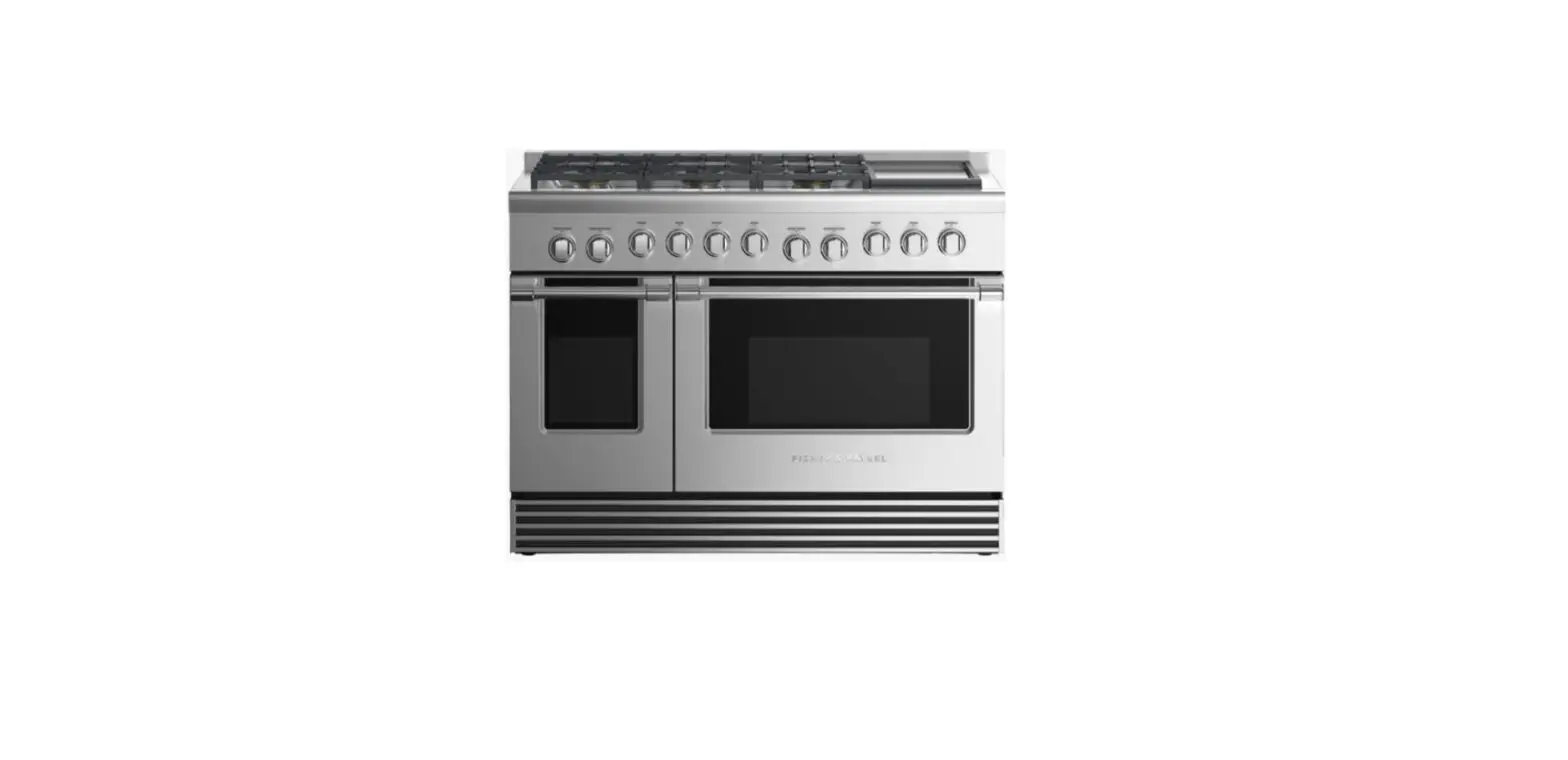 Fisher Paykel Rgv2-486gd-l N 48 Inch 6 Burners Gas Range With Griddle User Guide
