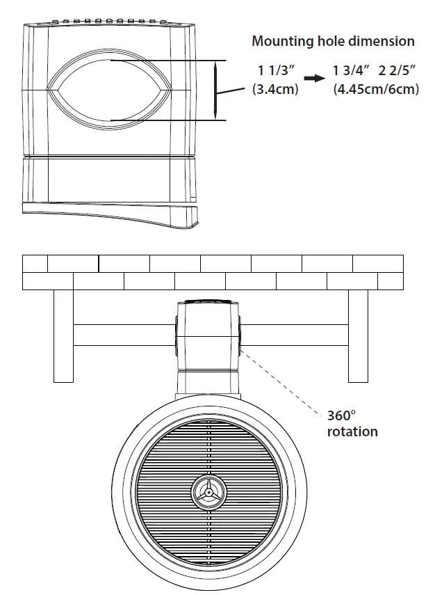 PYLE PLMRWK63WT Marine Wakeboard Water Resistant Speaker 2