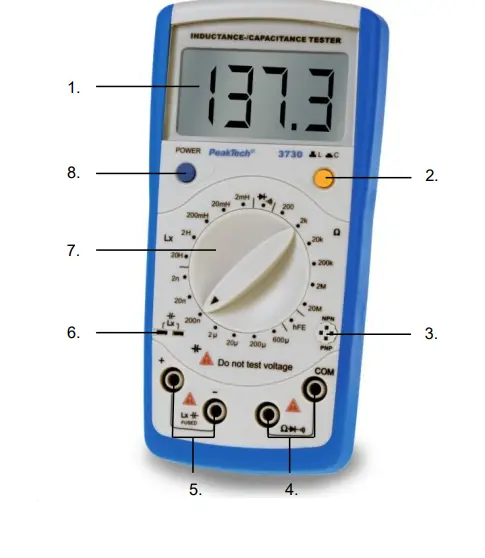 PeakTech-3730-Inductance-Capacitance-Tester-3