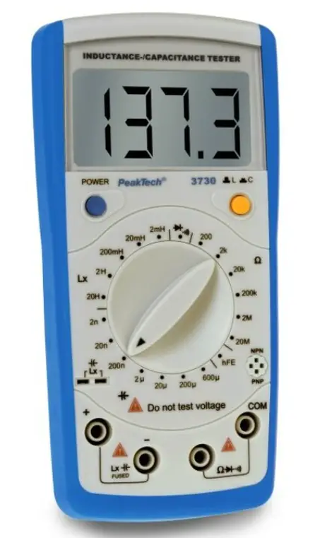 PeakTech-3730-Inductance-Capacitance-Tester